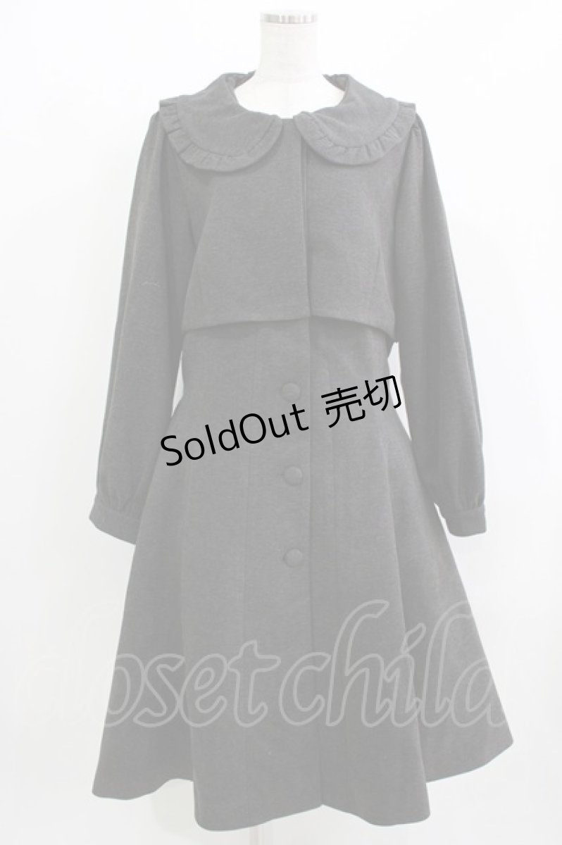 画像1: Sweetwood Lolita（海外ロリータブランド） / ロングコート 3XL グレー H-26-03-21-001-PU-CO-NS-ZTC006 (1)