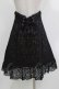画像3: DearMyLove / レース重ねレディフリルスカート 3L ブラック/ピンク H-26-03-21-023-EL-SK-NS-ZH (3)