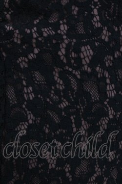 画像4: DearMyLove / レース重ねレディフリルスカート 3L ブラック/ピンク H-26-03-21-023-EL-SK-NS-ZH