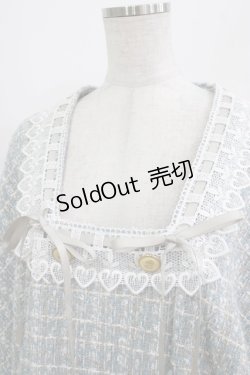 画像4: ZJ Story（海外ロリータブランド） / ツイードジャケット M サックス H-26-03-21-029-LO-JA-NS-ZH