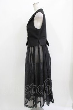 画像2: Lilith House（海外ロリータブランド） / Horrible Wonderland Suit Vest XL ブラック H-26-03-21-030-EL-TO-NS-ZH