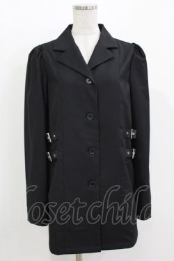 画像1: Jamie エーエヌケー / ロングジャケット M ブラック H-26-03-21-031-LO-JA-NS-ZH