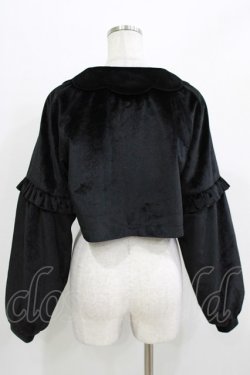 画像3: Mousita（海外ロリータブランド） / スカラップベロアボレロ 表記なし ブラック H-26-03-21-032-PU-TO-NS-ZH