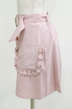 画像2: Ank Rouge / フリルポケット台形スカート M ピンク H-26-03-21-035-CA-SK-NS-ZH