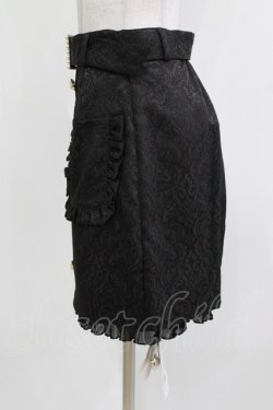 画像2: Ank Rouge / パールバックルベルトJQ台形スカート M ブラック H-26-03-21-036-CA-SK-NS-ZH