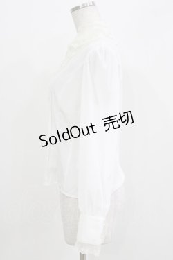 画像2: Innocent World / ホイップレース衿ブラウス L オフ H-26-03-21-039-IW-BL-NS-ZH