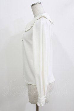 画像2: Ank Rouge / PetitRoseフリル衿トップス M 白 H-26-03-21-051-CA-TO-NS-ZH