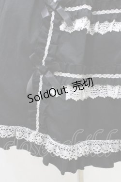 画像5: metamorphose / フロントあきフリルジャンパースカート サイズ1 ブラック H-26-03-21-1040-ME-OP-NS-ZH