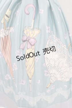 画像3: axes femme POETIQUE / レトロアンブレラタックスカート M ブルー H-26-03-21-1049-AX-SK-NS-ZH