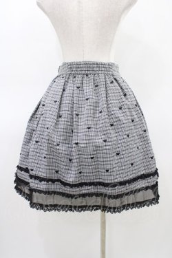 画像2: mellfy memory / My sweets time heartスカート M ブラック H-26-03-21-1051-0-SK-NS-ZH