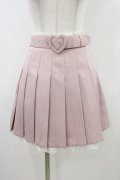 Secret Honey / ストライププリーツスカート Free ピンク H-26-03-21-1052-CA-SK-NS-ZH