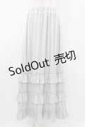 axes femme / カットプリーツフリルスカート Free グレー H-26-03-21-1053-AX-SK-NS-ZH