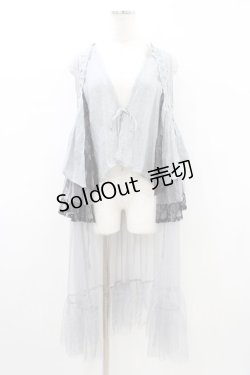 画像1: axes femme / フェリーク風ジレ Free グレー H-26-03-21-1054-AX-TO-NS-ZH