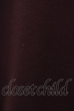 画像4: DearMyLove / レースアップフードパーカー M~L ワイン H-26-03-21-1062-EL-TO-NS-ZH