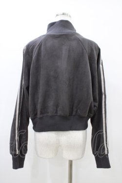 画像2: axes femme / カットスエードトラックジャケット Free グレー H-26-03-21-1063-AX-JA-NS-ZH