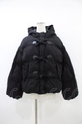Fi.n.t / リボン釦ダッフルエコダウンコート Free ブラック H-26-03-21-1065-CA-CO-NS-ZH