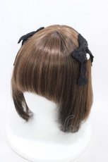 画像1: Angelic Pretty / Grace LaceリボンクリップSet  ブラック H-26-03-21-1010-AP-AC-NS-ZH (1)