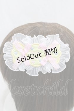 画像2: Nile Perch / ワッペン バレッタ&ブローチ   イエロー H-26-03-21-1011-LO-AC-NS-ZH