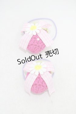 画像1: Nile Perch / いちごヘアゴム  ピンク H-26-03-21-1014-LO-AC-NS-ZH