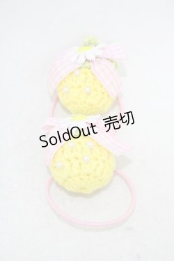 画像1: Nile Perch / いちごヘアゴム  イエロー H-26-03-21-1015-LO-AC-NS-ZH