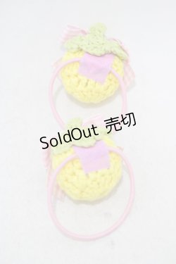 画像2: Nile Perch / いちごヘアゴム  イエロー H-26-03-21-1015-LO-AC-NS-ZH