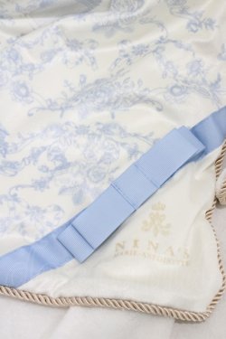 画像2: m petit by misako / NINA’Sコラボブランケット  サックス H-26-03-21-1024-LO-ZA-NS-ZH