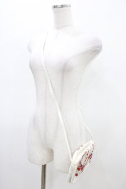 画像2: BABY,THE STARS SHINE BRIGHT / いちご柄ポシェット  白 H-26-03-21-1026-BA-BG-NS-ZH