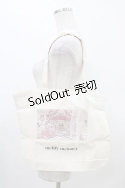 画像1: mellfy memory / mellfy memory×やよいコラボトートバッグ  ベージュ H-26-03-21-1027-0-BG-NS-ZH