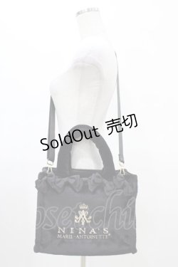 画像1: m petit by misako / NINA'Sコラボ 2Wayバッグ  ブラック H-26-03-21-1032-LO-BG-NS-ZH
