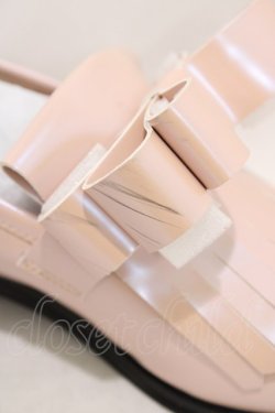 画像4: RoseMarie seoir / ribbon&charm loafer M/約23.5cm パールピンク H-26-03-21-1002-LO-SH-NS-ZH