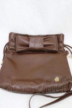 画像3: m petit by misako / AMリボンキンチャクSLD  ブラウン H-26-03-21-1033-LO-BG-NS-ZH