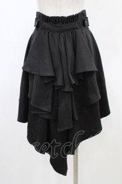 画像2: axes femme POETIQUE / バッスルデザインショートパンツ M ブラック H-26-03-21-1035-AX-PA-NS-ZH