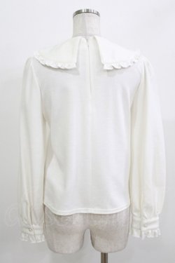 画像3: Ank Rouge / PetitRoseフリル衿トップス M 白 H-26-03-21-051-CA-TO-NS-ZH