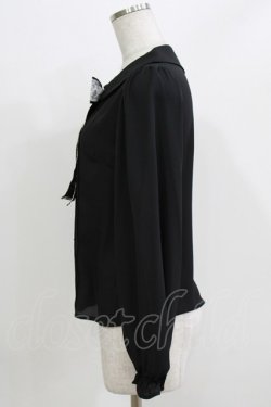 画像2: Ank Rouge / レースリボンブラウス M ブラック H-26-03-21-052-CA-BL-NS-ZH