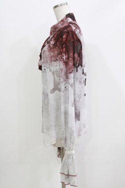 画像2: Lilith House（海外ロリータブランド） / Horrible Wonderland ブラウス L オフ/レッド H-26-03-21-053-EL-BL-NS-ZH