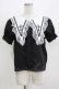 画像1: MA*RS / 十字架刺繍セーラーブラウス Free ブラック H-26-03-21-055-EL-BL-NS-ZH (1)