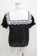 画像3: MA*RS / 十字架刺繍セーラーブラウス Free ブラック H-26-03-21-055-EL-BL-NS-ZH (3)