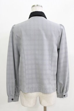 画像2: Ank Rouge / フロント開きブラウス M ブラック H-26-03-21-064-CA-BL-NS-ZH