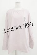 pium / pium melty berry オーバーサイズロングTシャツ Free ピンク H-26-03-21-069-0-TS-NS-ZH