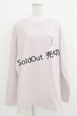 画像1: pium / pium melty berry オーバーサイズロングTシャツ Free ピンク H-26-03-21-069-0-TS-NS-ZH