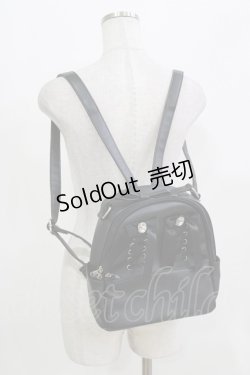 画像5: Ank Rouge / 合皮スピンドルリュック+ツイードリュック  黒/ピンク H-26-03-21-074-CA-BG-NS-ZH