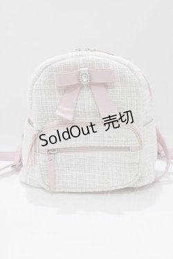 画像6: Ank Rouge / 合皮スピンドルリュック+ツイードリュック  黒/ピンク H-26-03-21-074-CA-BG-NS-ZH