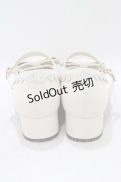 画像3: axes femme kawaii / ローヒールリボンパンプス L オフ H-26-03-21-081-AX-SH-NS-ZH