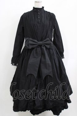 画像1: Bunny Witch（海外ロリータブランド） / ロングワンピース Free ブラック H-26-03-21-082-PU-OP-NS-ZH