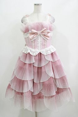 画像4: Elpress（海外ロリータブランド） / 人魚のウロコ ジャンパースカート 2 ピンク H-26-03-21-008-PU-OP-NS-ZH