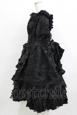 画像2: Lost Aqua（海外ロリータブランド） / Hybrid Moonlight Dollジャンパースカートセット ブラウスXXL/スカートXL ブラック H-26-03-21-010-PU-OP-NS-ZH