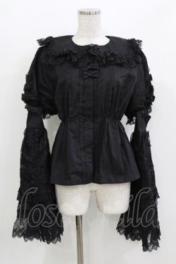 画像5: Lost Aqua（海外ロリータブランド） / Hybrid Moonlight Dollジャンパースカートセット ブラウスXXL/スカートXL ブラック H-26-03-21-010-PU-OP-NS-ZH