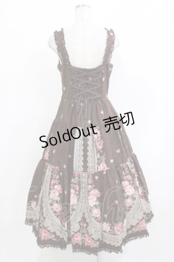 画像3: Innocent World / ラウレッタローズジャンパースカート L ショコラ H-26-03-21-011-IW-OP-NS-ZH