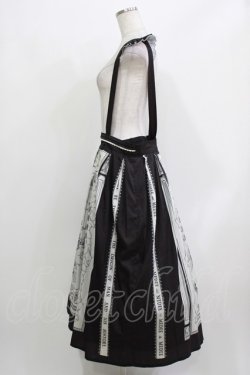 画像2: Medee（海外ロリータブランド） / サスペンダースカート XL ブラック H-26-03-21-016-PU-SK-NS-ZH