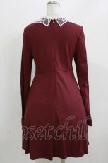 画像3: KILL STAR / Charmed School Dress M CRIMSON red H-26-03-22-025-SL-OP-KB-ZH (3)
